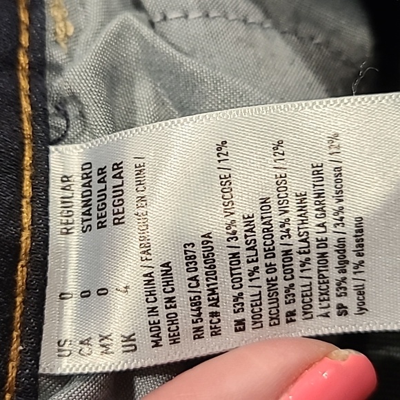 American eagle super super stretch dark wash jeggings - Picture 3 of 7